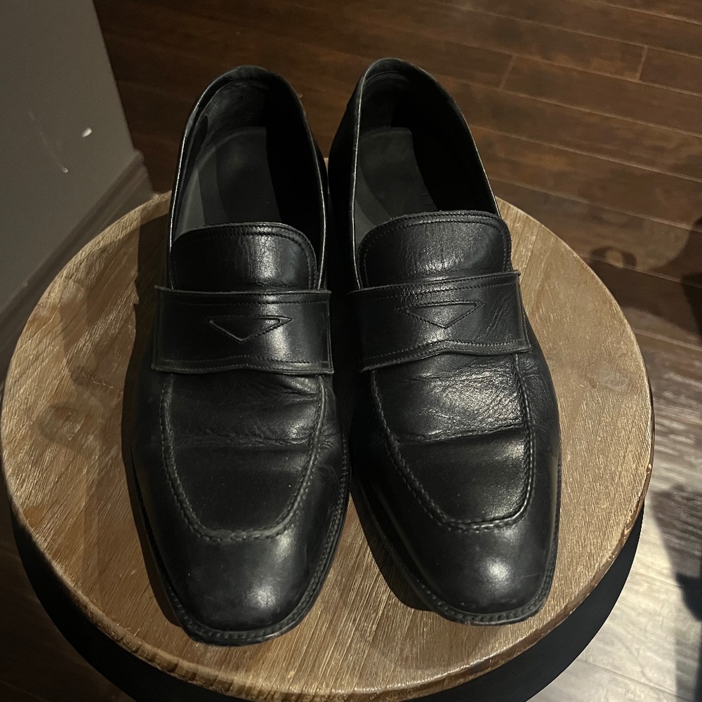 MEN'S ZEGNA LEATHER LOAFERS